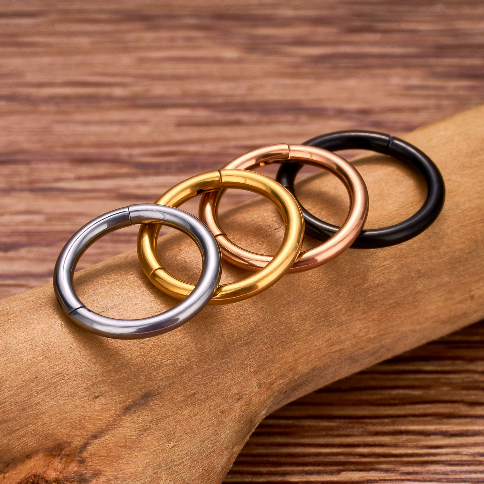 5pcs G23 Titanium Piercing sex – обзор и цена Septum Clicker Ring