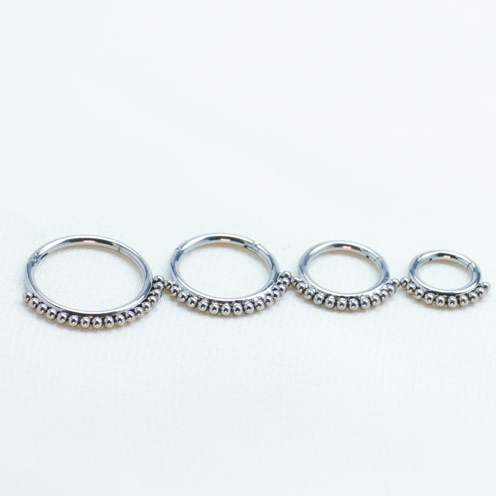 F136 Titanium Piercing Septum  – обзор и цена Septum Clicker Ring