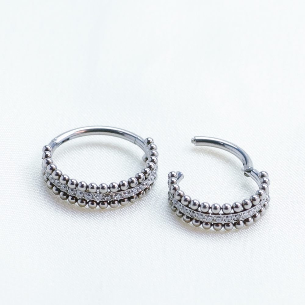 F136 Titanium Piercing Septum  – обзор и цена Septum Clicker Ring