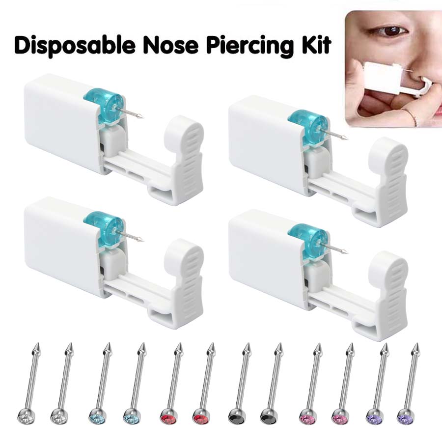 4PCS Self Hypoallergenic Nose  – обзор и цена Body Jewelry Hypoallergenic