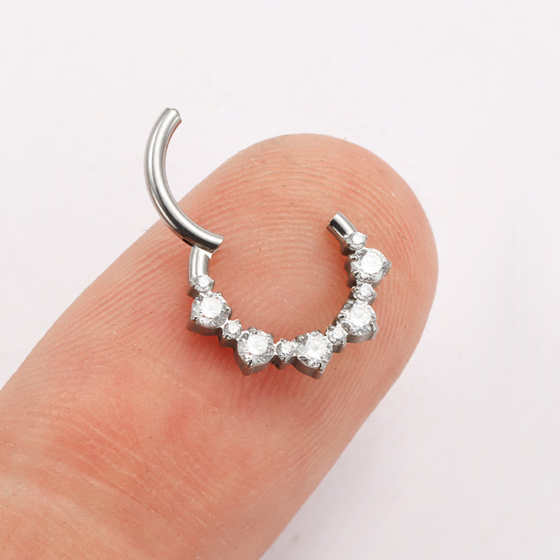 ASTM F136 TItanium Daith Click – обзор и цена Septum Clicker Ring