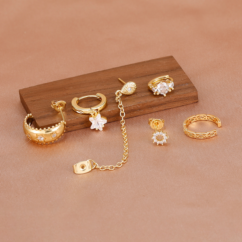 6PCS Stainless Steel Gold Plat – обзор и цена Body Jewelry Kit
