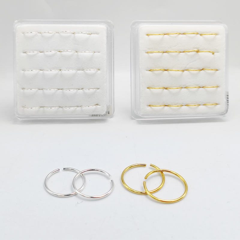 925 sterling silver Nose Ring  – обзор и цена Body Jewelry Lot