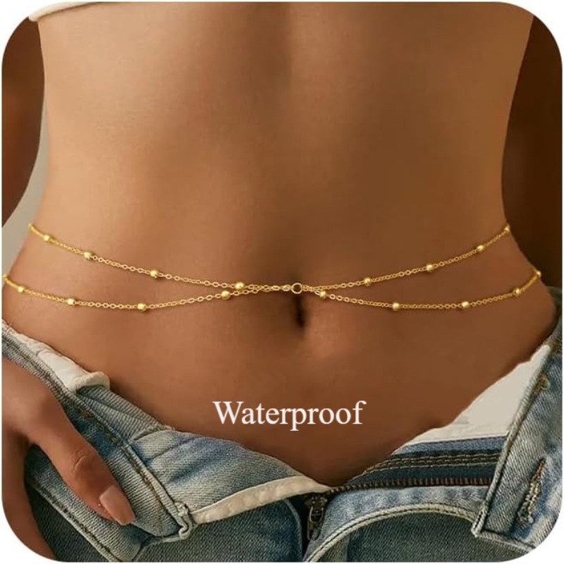 Waist Chain for Women Waterpro – обзор и цена Body Jewelry Gold Plated