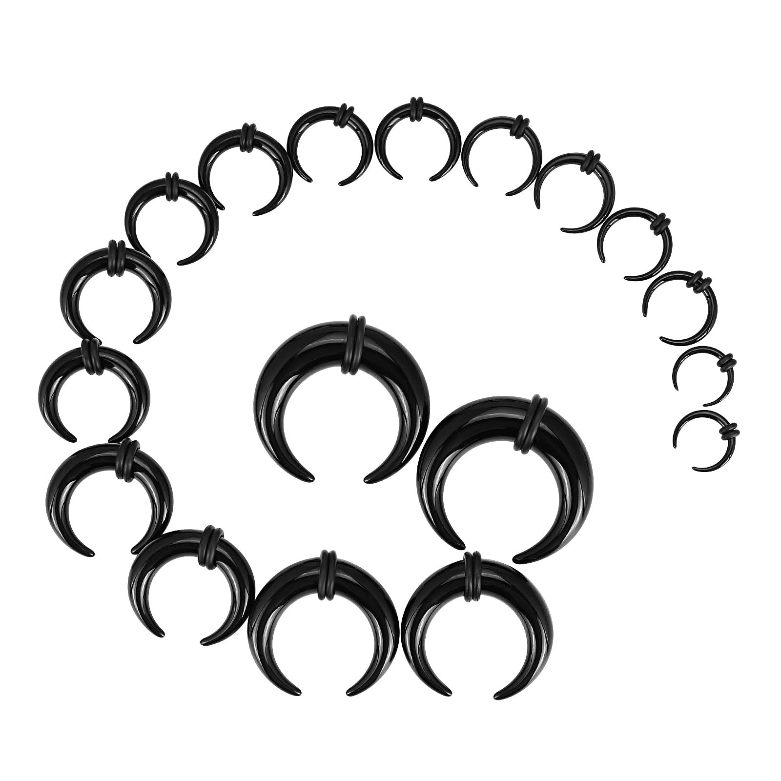 18Pcs Acrylic Septum Pincher T – обзор и цена Septum Clicker Ring