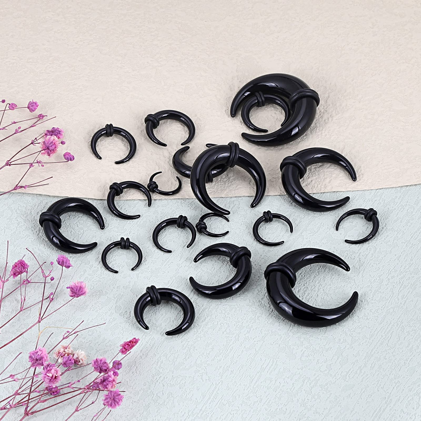 18Pcs Acrylic Septum Pincher T – обзор и цена Septum Clicker Ring