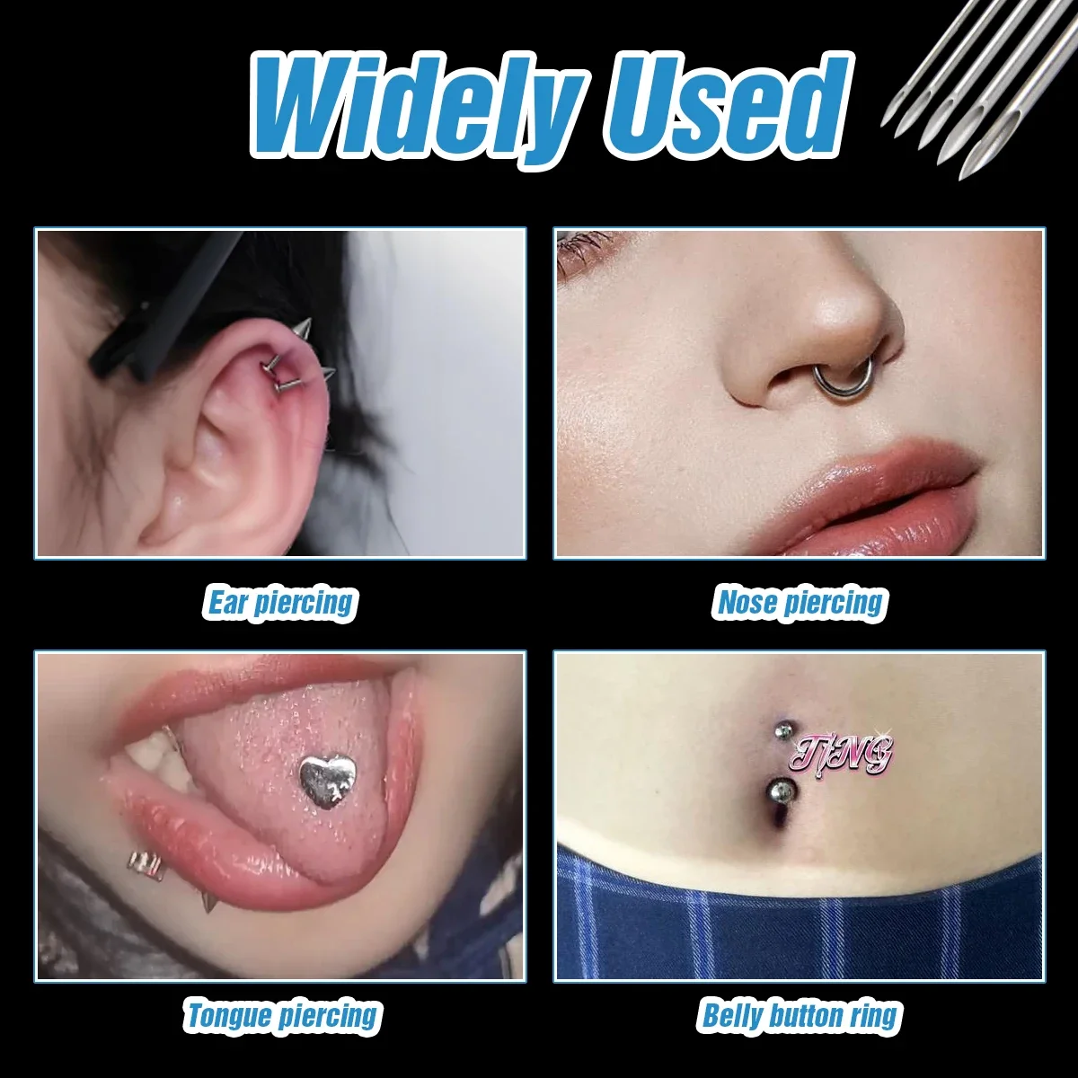 200/100/50/20PCS Narkasy Pierc – обзор и цена Body Jewelry Kit