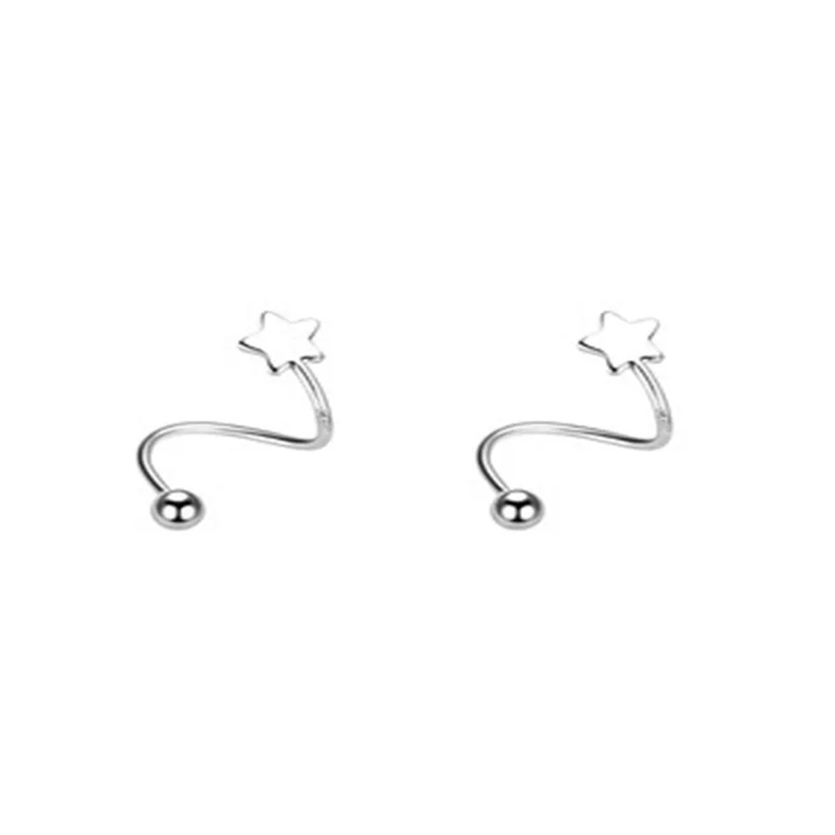 2pcs Stainless Steel Twist Lov – обзор и цена Body Jewelry Hypoallergenic