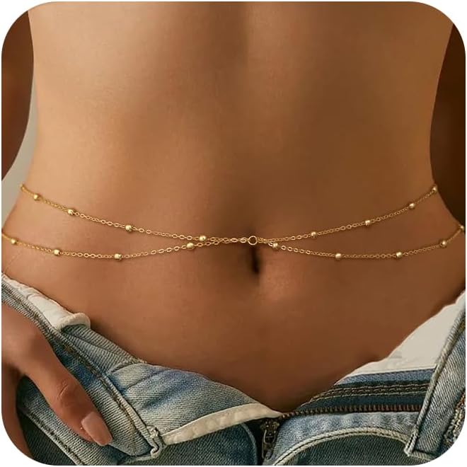 CHESKY Waist Beads for Women,  – обзор и цена Body Jewelry Gold Plated