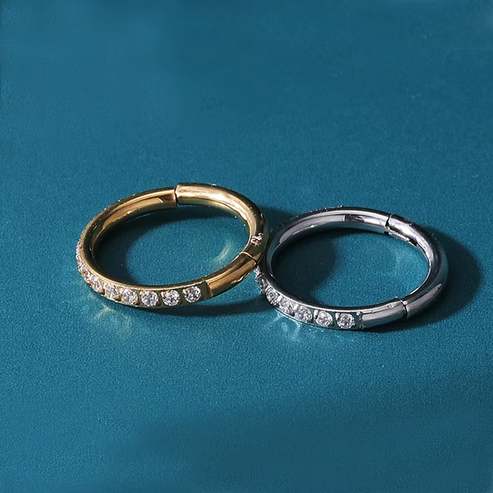 1/10Pc Stainless Steel Nose Ri – обзор и цена Septum Clicker Ring