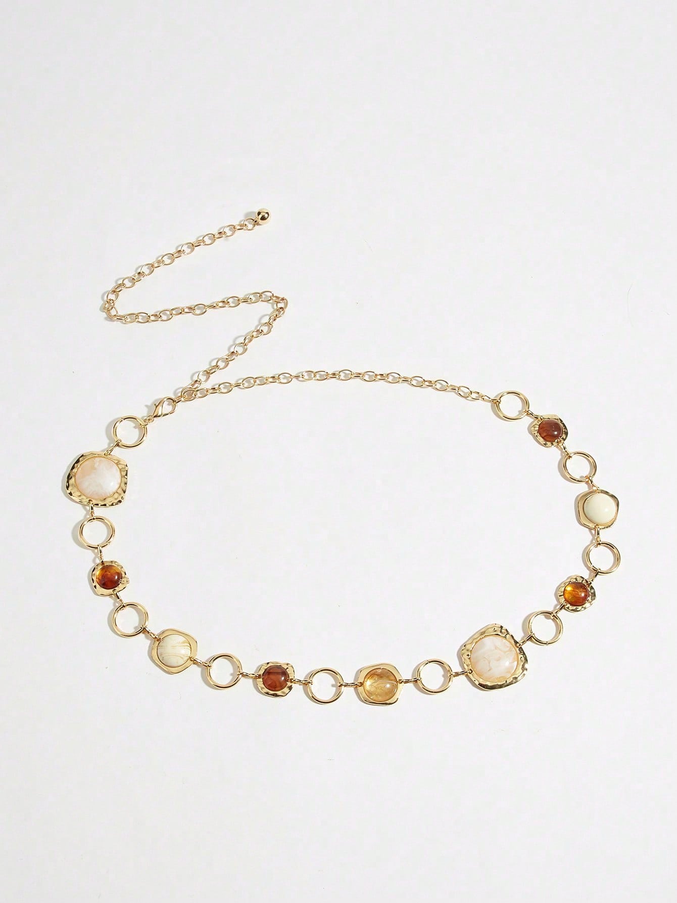 1PCVintage Amber Stone Waist C – обзор и цена Body Jewelry Gold Plated