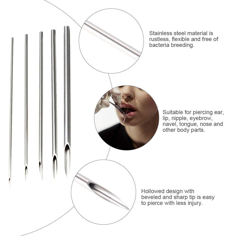 12G 14G 16G 18G 20G 5/10/30/50 – обзор и цена Body Jewelry Kit
