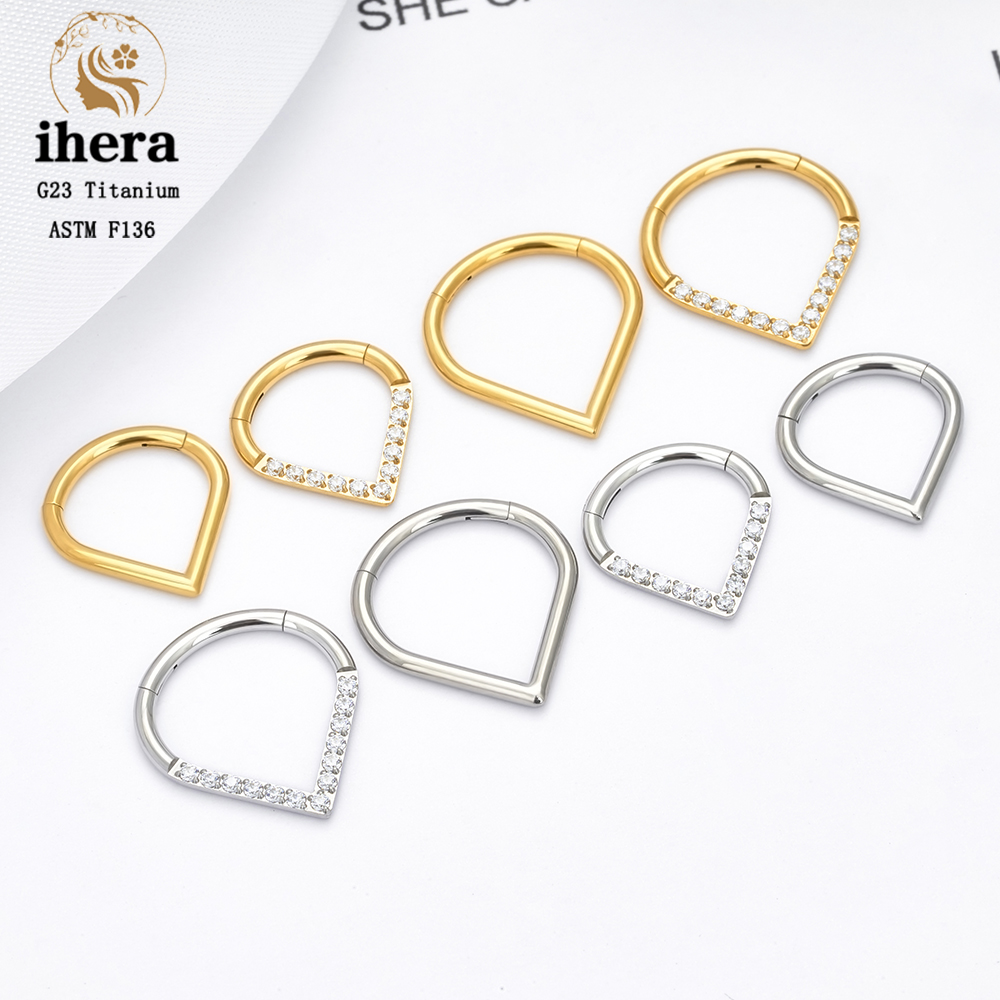 G23 Titanium F136 Water Drop N – обзор и цена Septum Clicker Ring