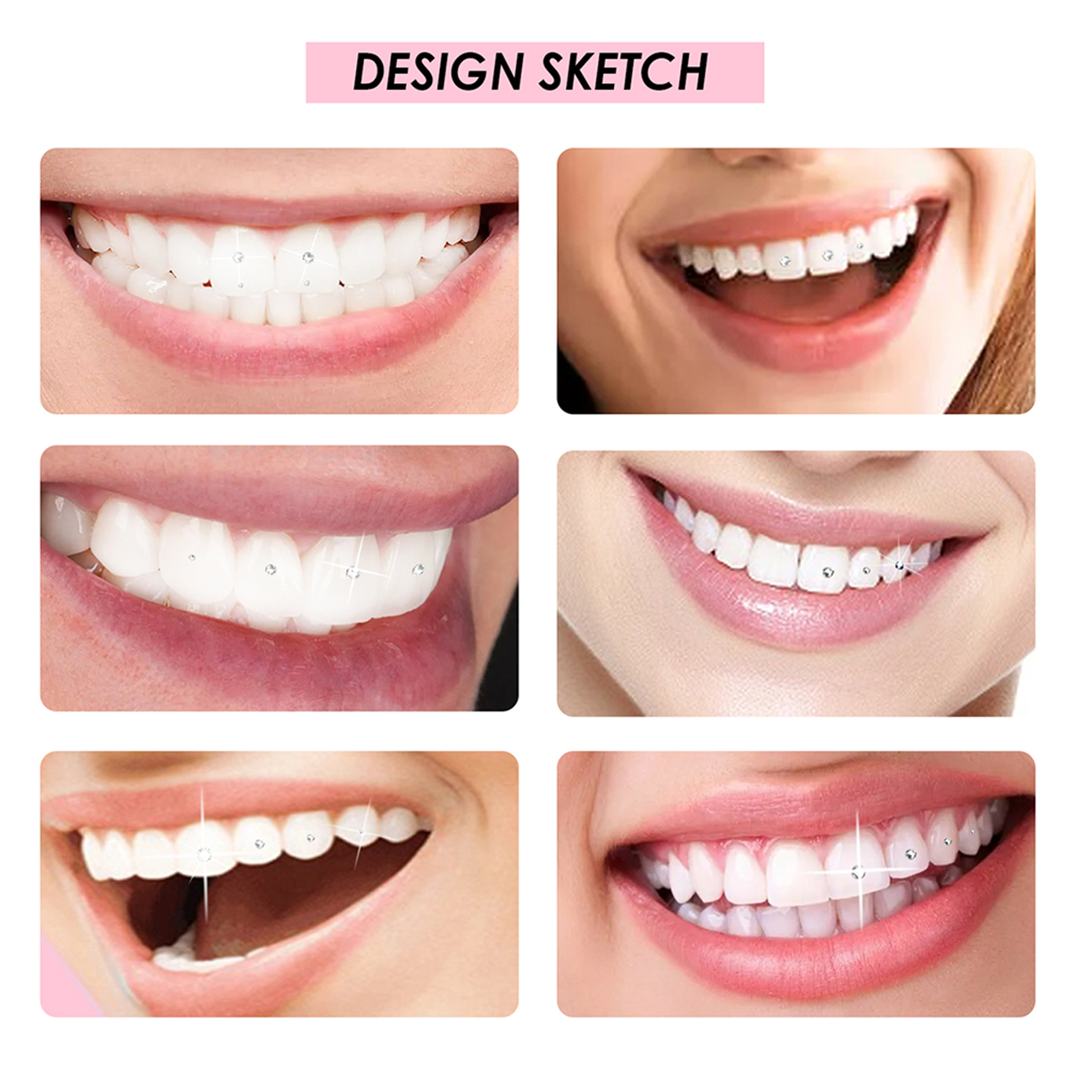 Teeth Gem Set, White Teeth Sol – обзор и цена Body Jewelry Kit