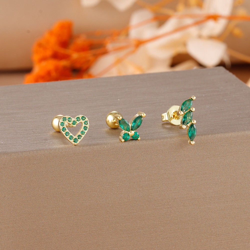 3PCS Gold Plated Heart Butterf – обзор и цена Body Jewelry Kit