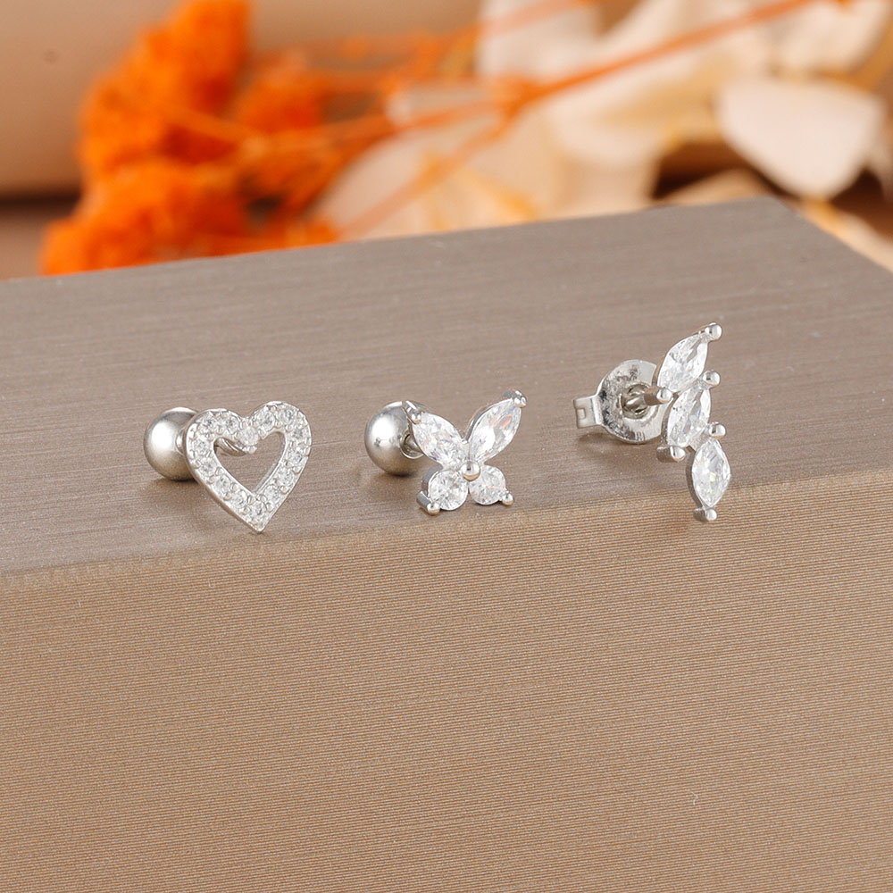3PCS Gold Plated Heart Butterf – обзор и цена Body Jewelry Kit