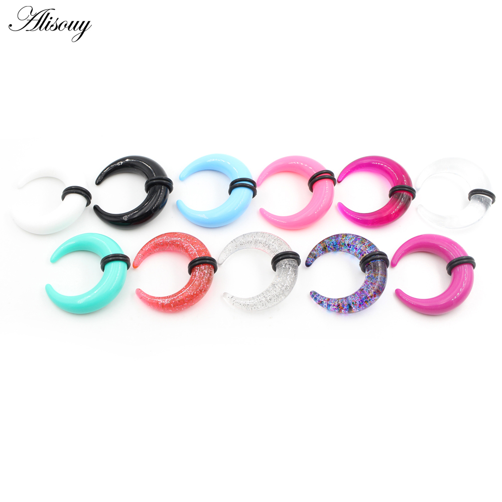 2pcs Acrylic C Sahpe Buffalo H – обзор и цена Septum Clicker Ring