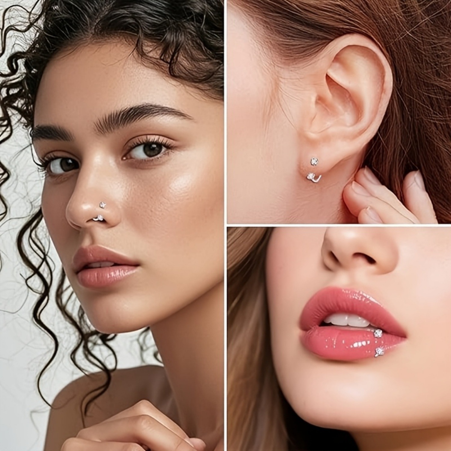 Horseshoe Nose Rings for Women – обзор и цена Body Jewelry Changing Kit