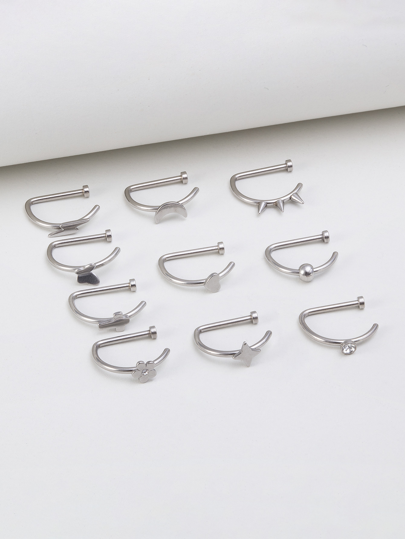 1pc Weld Rivet Butterfly D Sha – обзор и цена Septum Clicker Ring