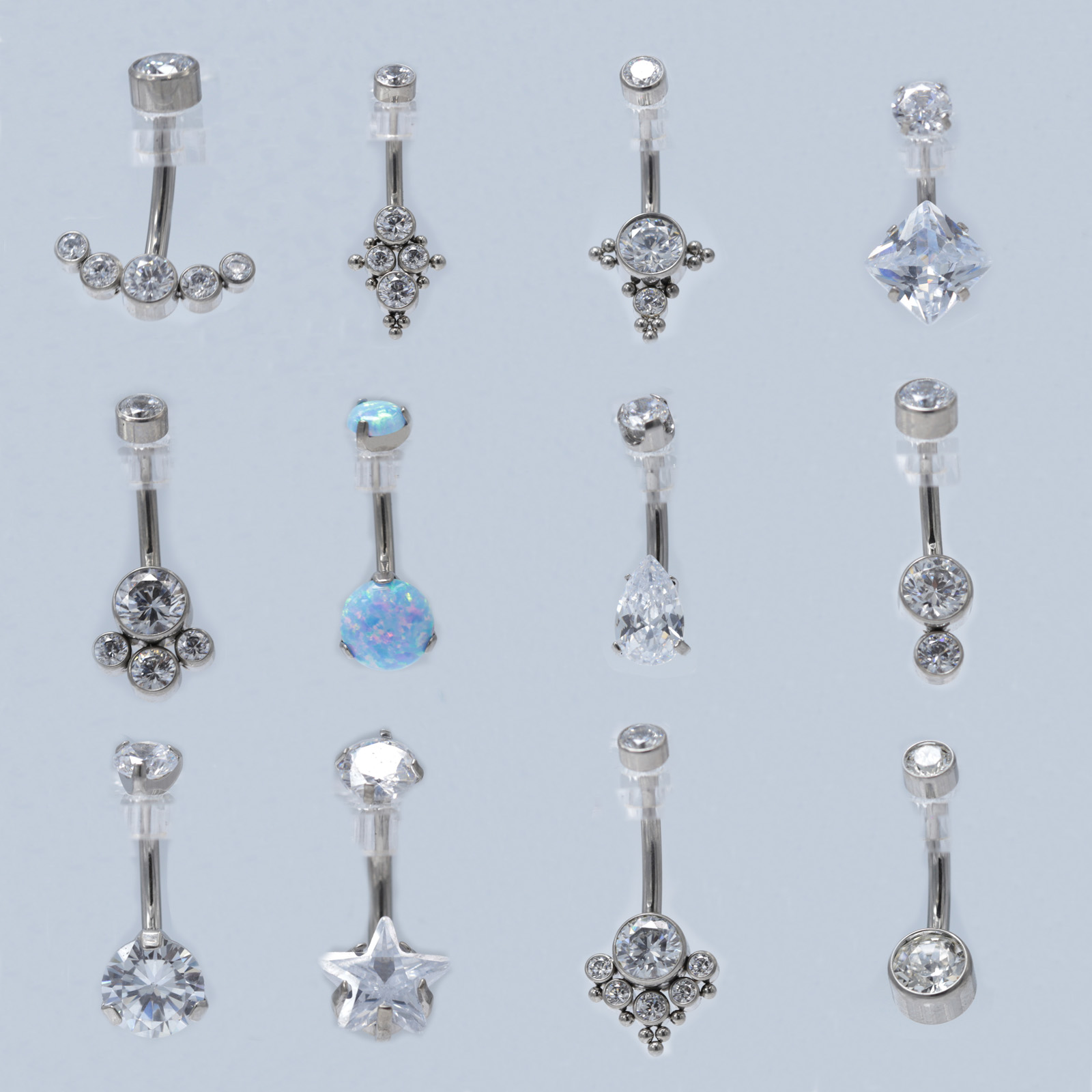14G Titanium Belly Button Ring – обзор и цена Body Jewelry Implant Grade