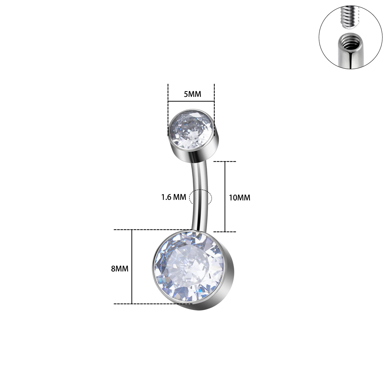 Implant Grade G23 Titanium 14G – обзор и цена Body Jewelry Implant Grade