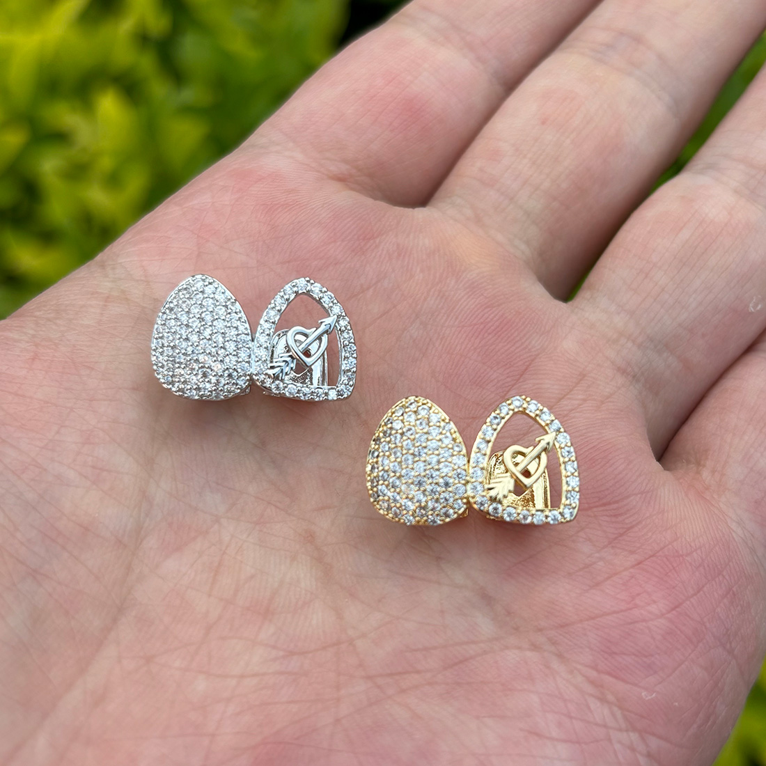 RACHELZ Hip Hop Double Love He – обзор и цена Body Jewelry Gold Plated