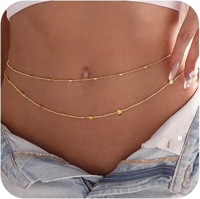 Women Waterproof Body Chain 18 – обзор и цена Body Jewelry Gold Plated