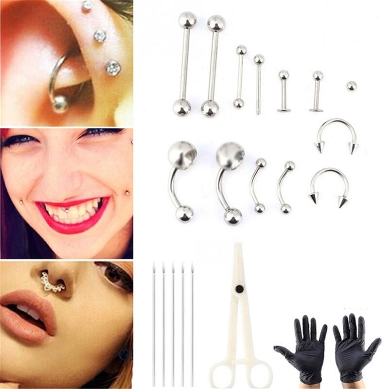 1 Set Disposable Professional  – обзор и цена Body Jewelry Lot