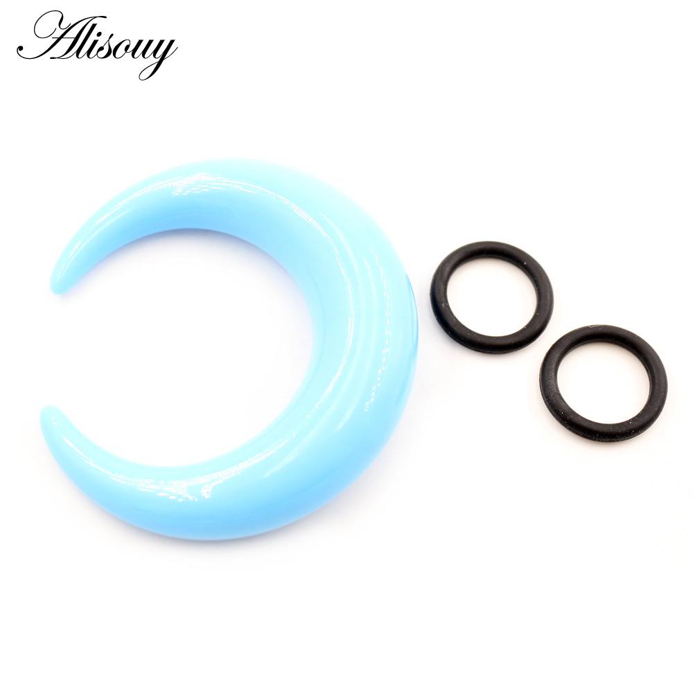 Alisouy 2PC Acrylic C Shape Bu – обзор и цена Septum Clicker Ring