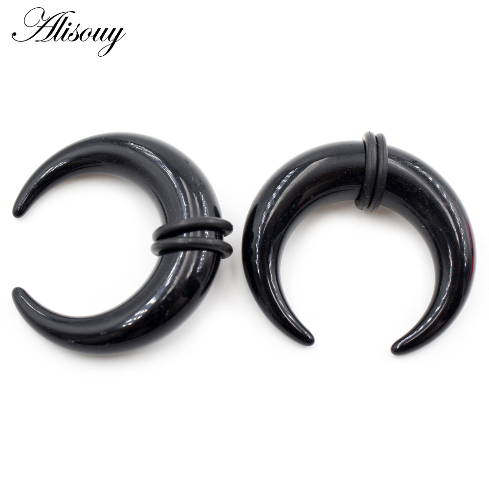 Alisouy 2PC Acrylic C Shape Bu – обзор и цена Septum Clicker Ring