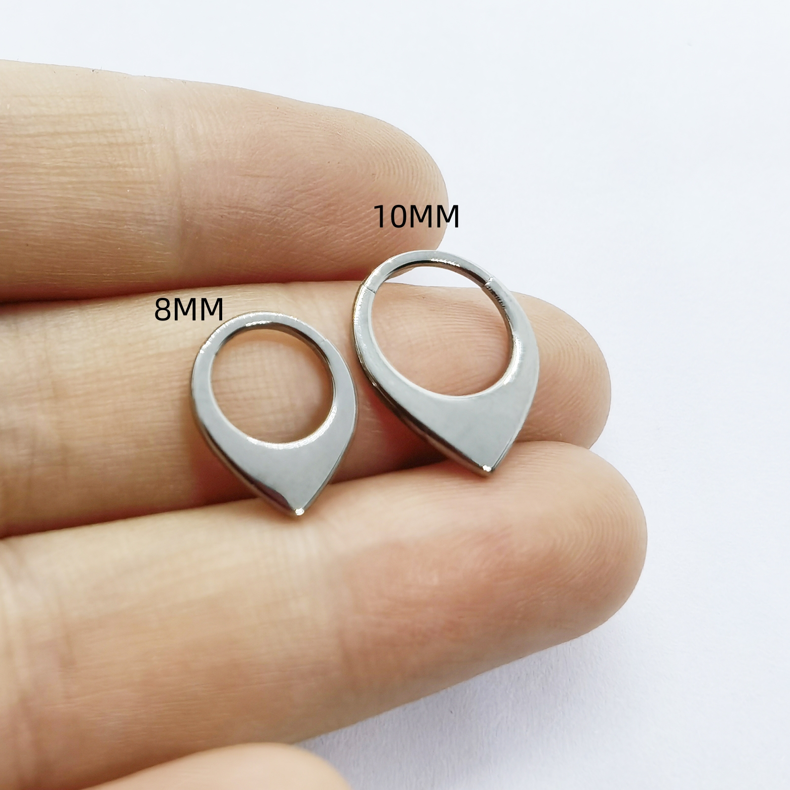 1pcs G23 Titanium ASTM F136 Wa – обзор и цена Septum Clicker Ring
