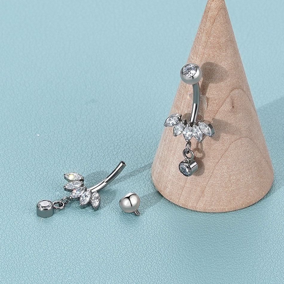 1PC Titanium Belly Button Ring – обзор и цена Body Jewelry Changing Kit