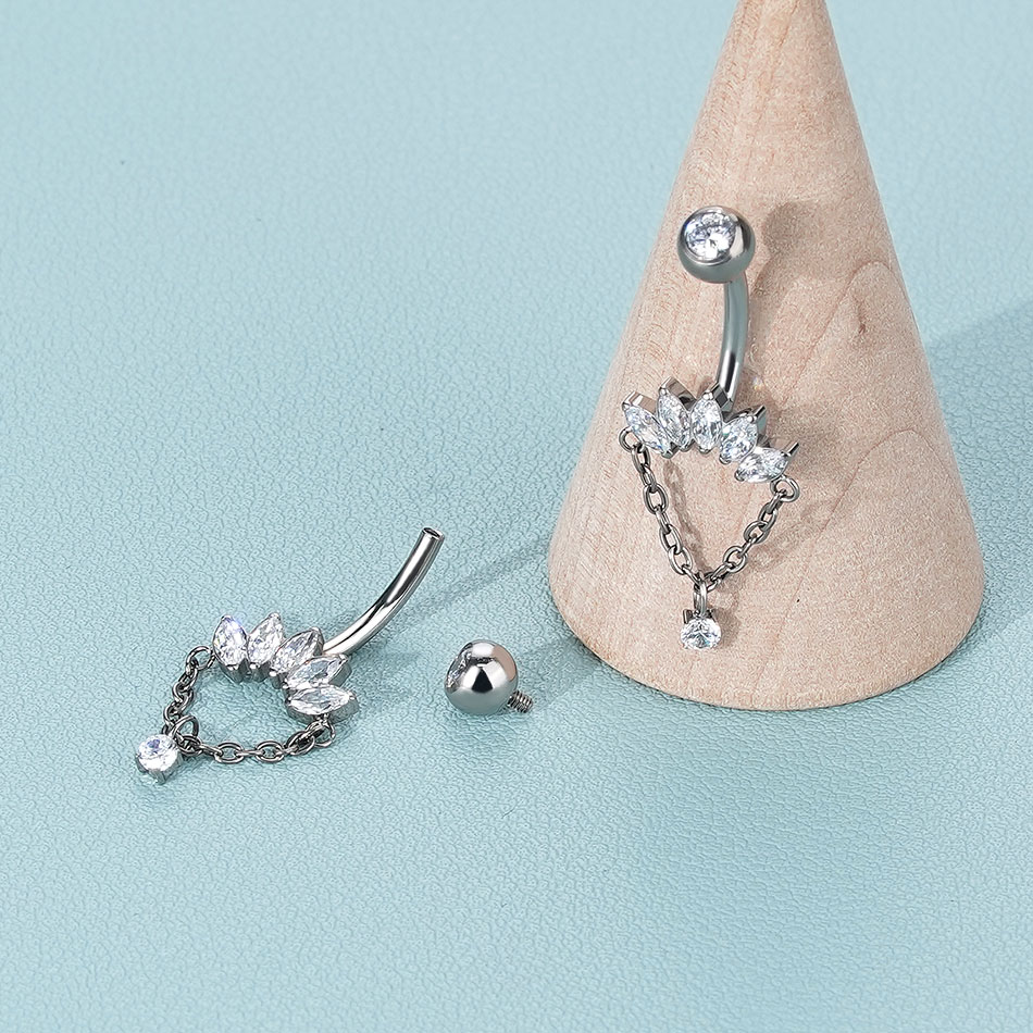 1PC Titanium Belly Button Ring – обзор и цена Body Jewelry Changing Kit