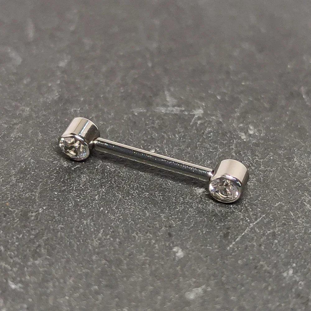 F136 Titanium 14G Zircon Nippl – обзор и цена Body Jewelry Changing Kit