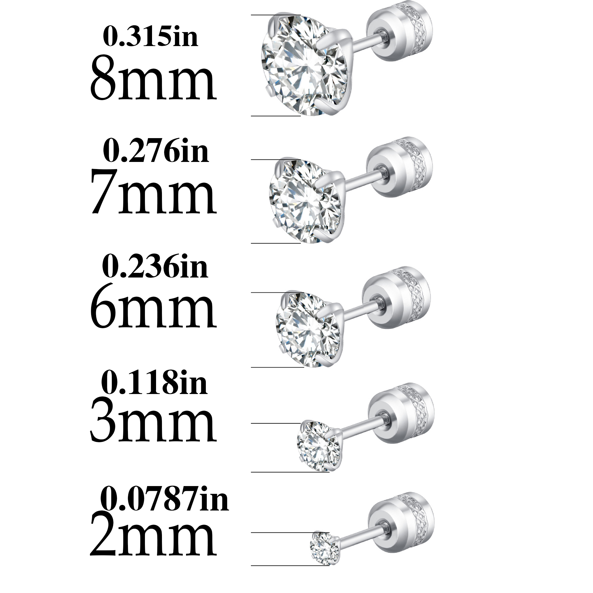 2pcs 20G Hypoallergenic Titani – обзор и цена Body Jewelry Hypoallergenic