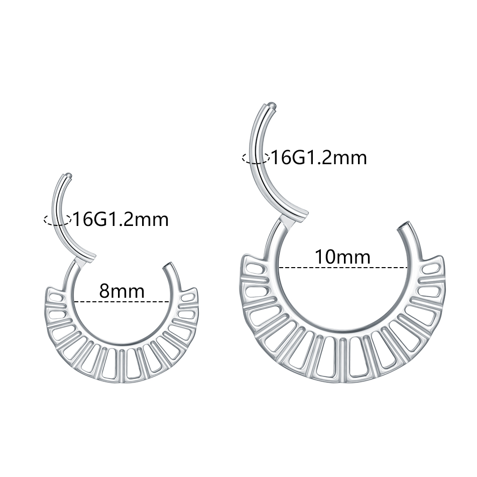 1PC 16G Septum Nose Hoop Ring  – обзор и цена Septum Clicker Ring