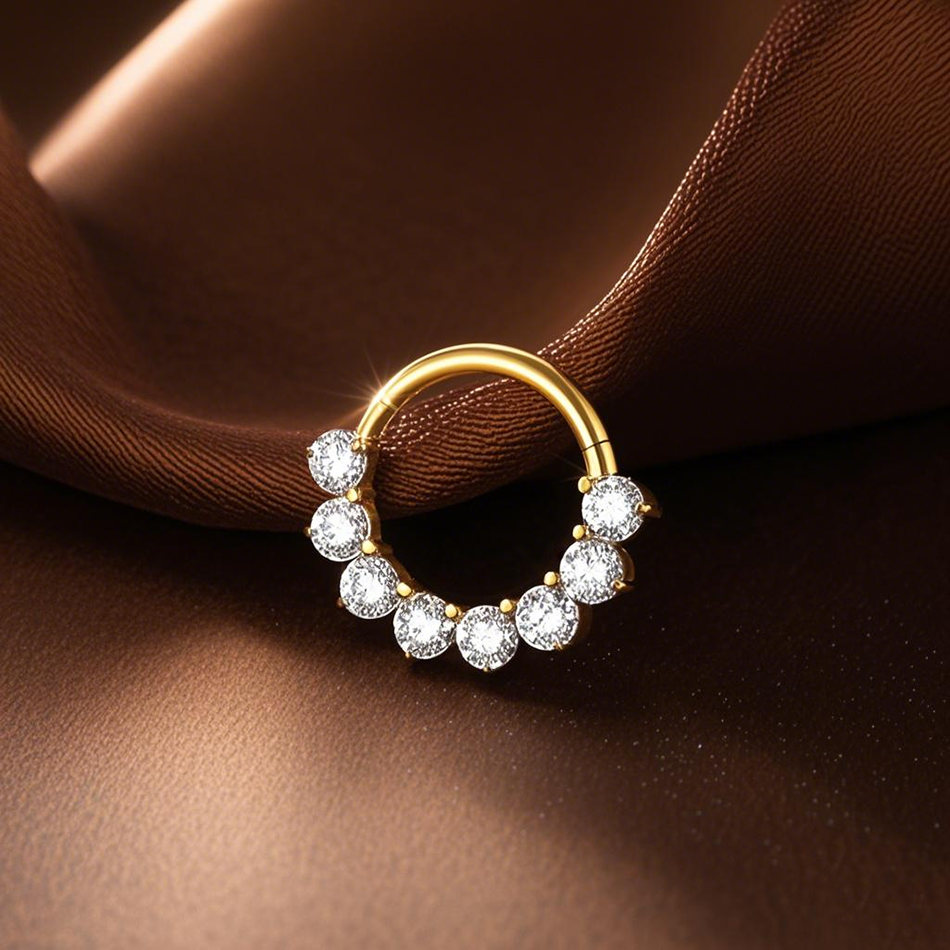 1PC 16G Septum Nose Hoop Ring  – обзор и цена Septum Clicker Ring