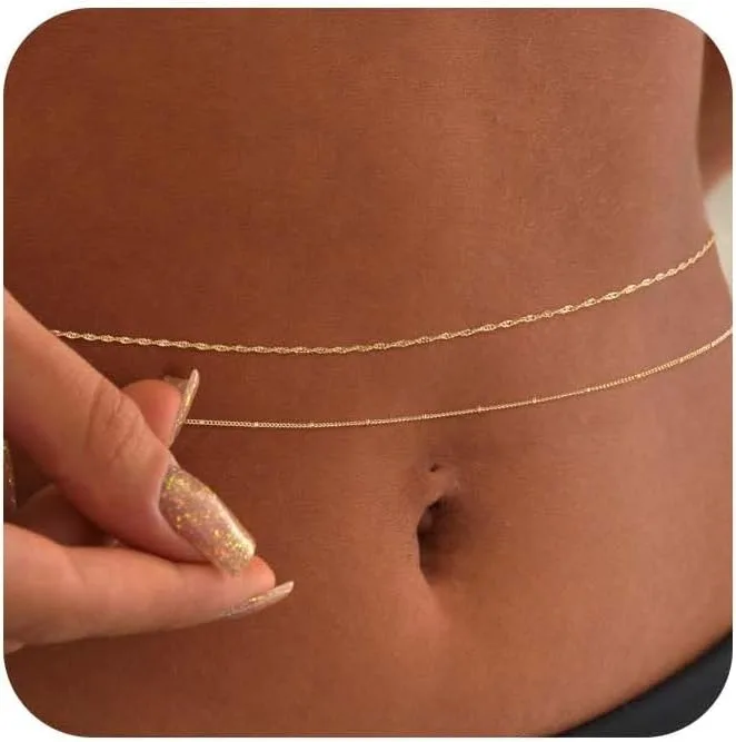 14k Gold Plated 26-33Inch Adju – обзор и цена Body Jewelry Gold Plated