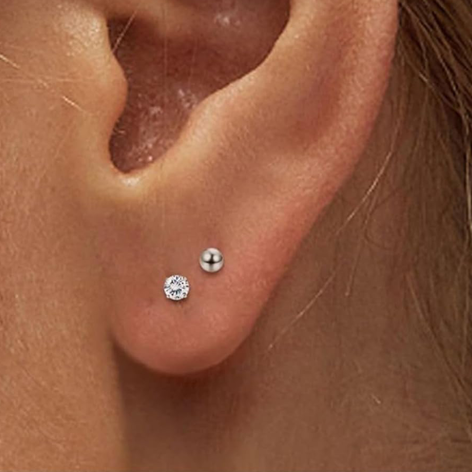 2pcs Tiny Surgical Stainless S – обзор и цена Body Jewelry Kit