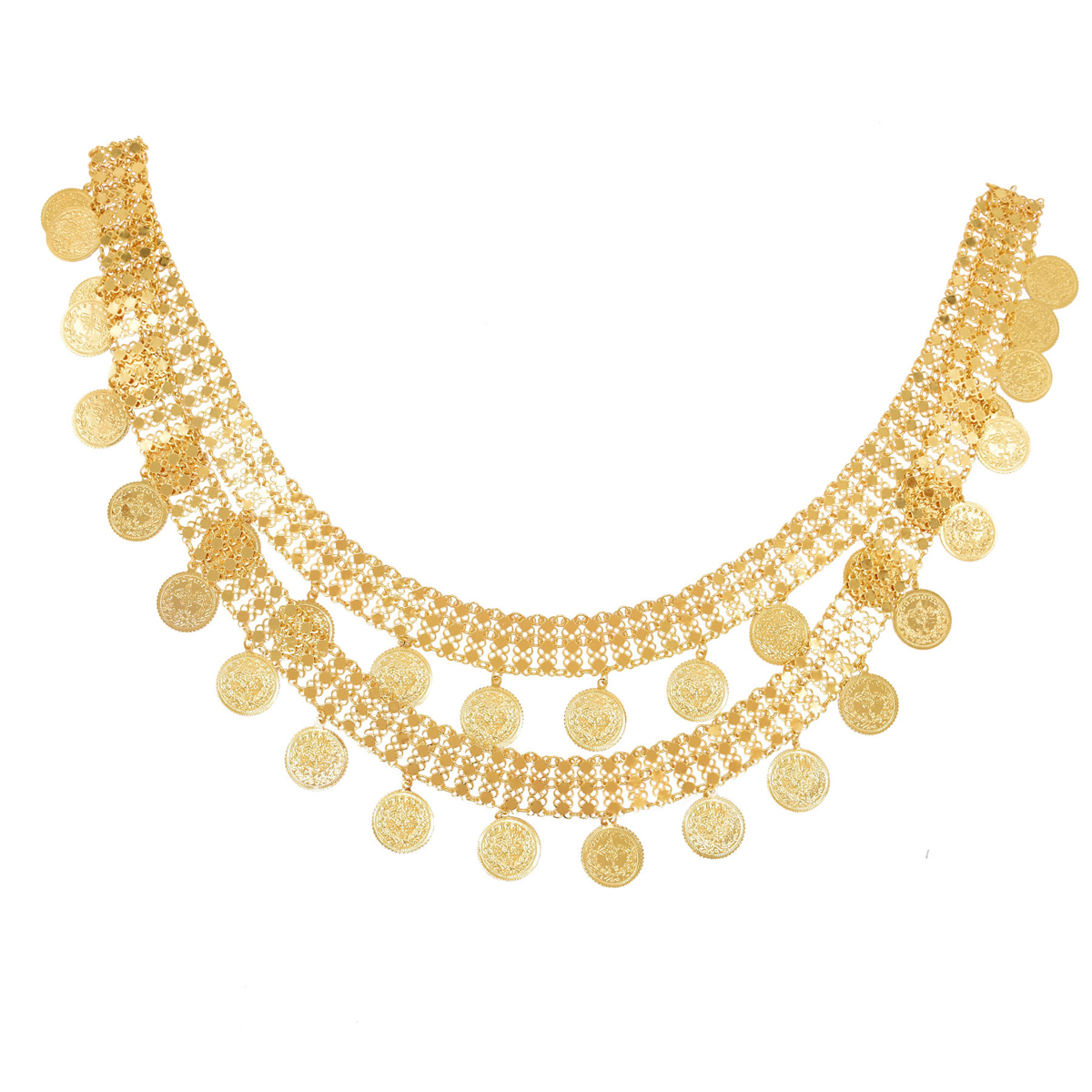 Gold Plated Simple Large Coins – обзор и цена Body Jewelry Gold Plated