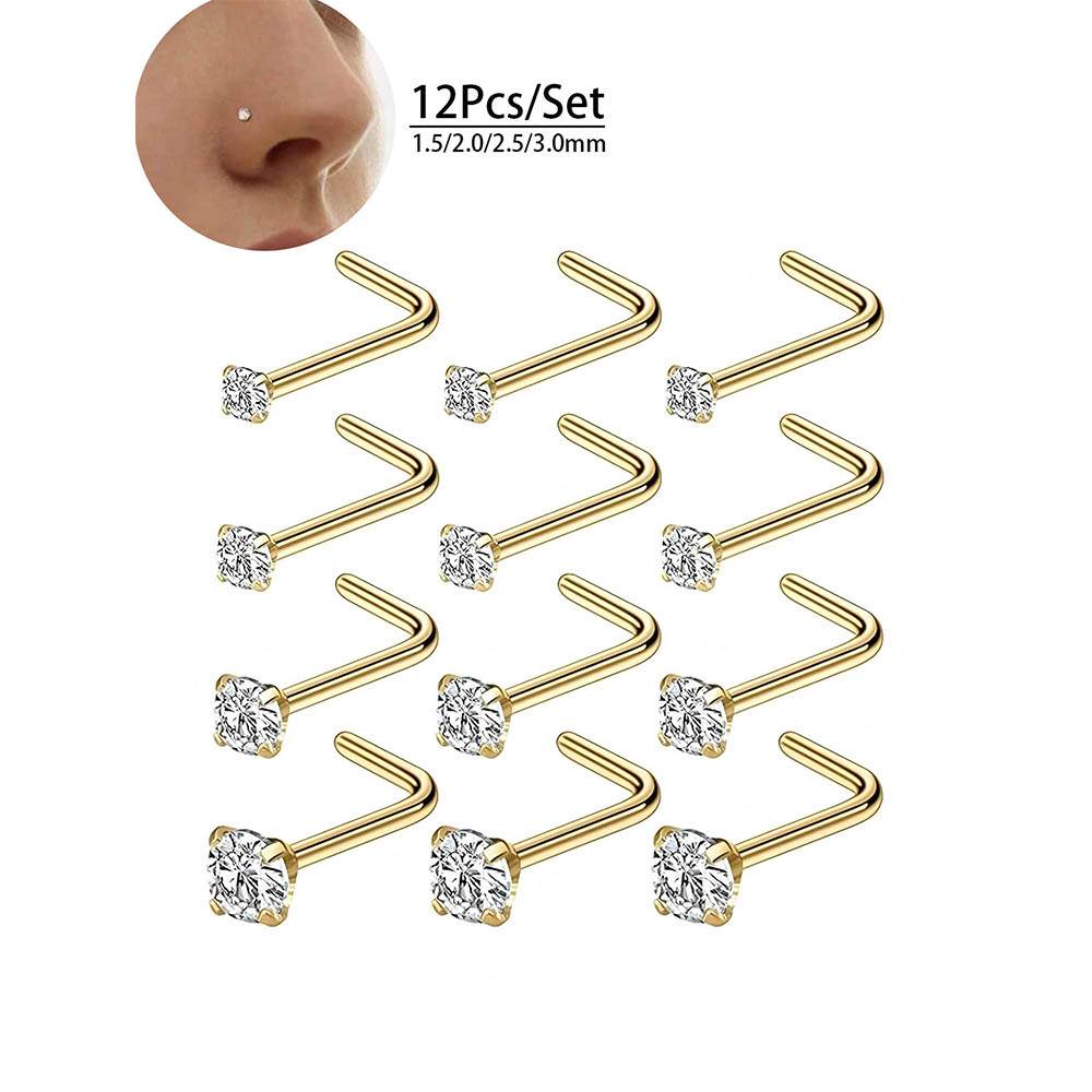 12-Piece Full Set 316L Hypoall – обзор и цена Body Jewelry Lot