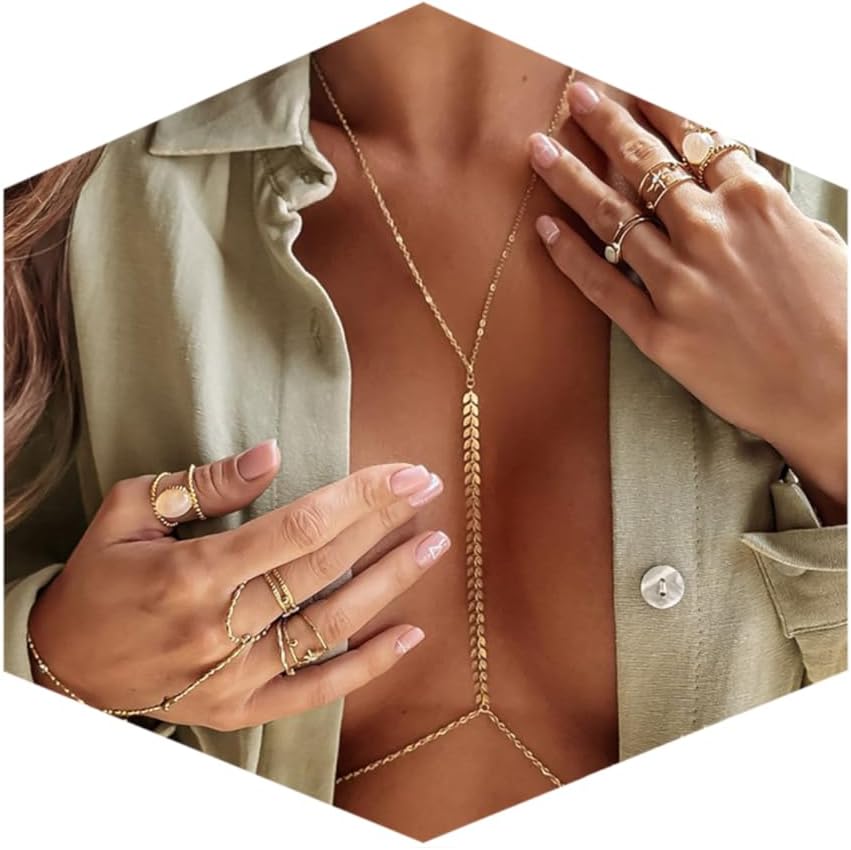 14K Gold Plated Body Chains fo – обзор и цена Body Jewelry Gold Plated