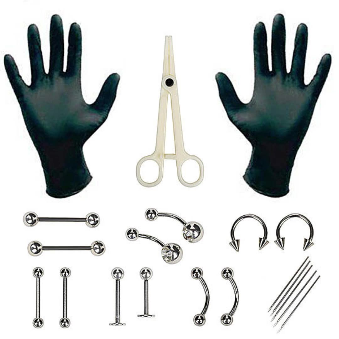 1 Set Disposable Professional  – обзор и цена Body Jewelry Lot