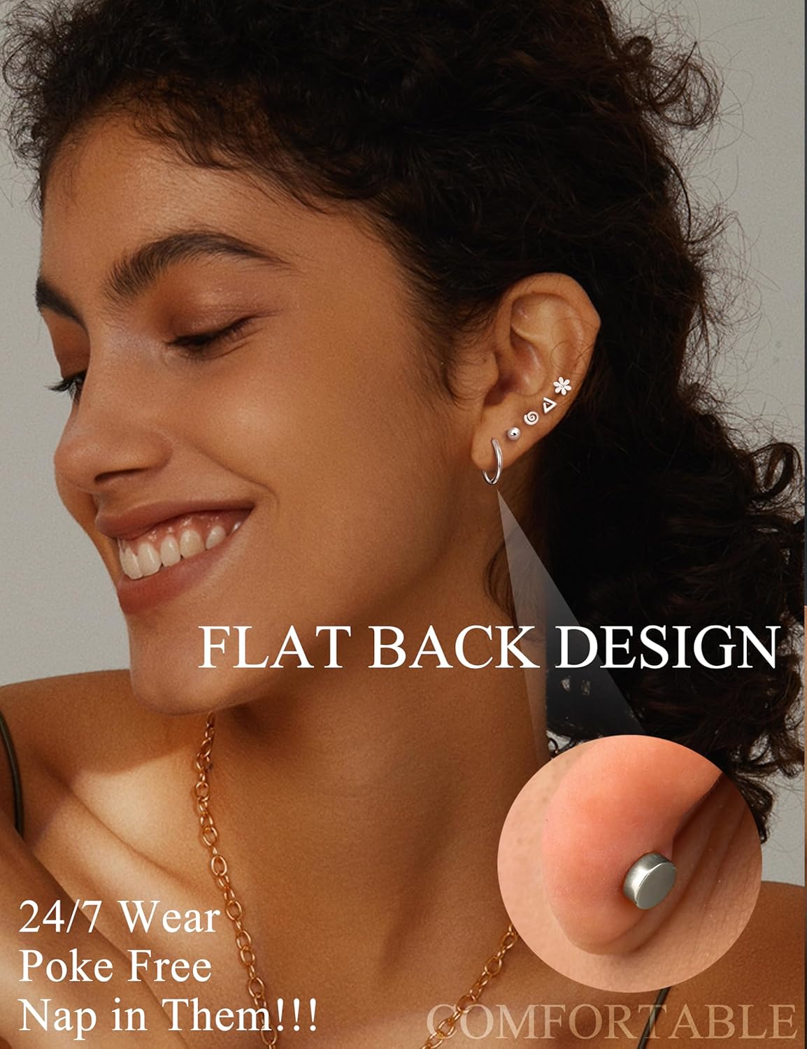 FASACCO 1 Pair Surgical Steel  – обзор и цена Body Jewelry Hypoallergenic