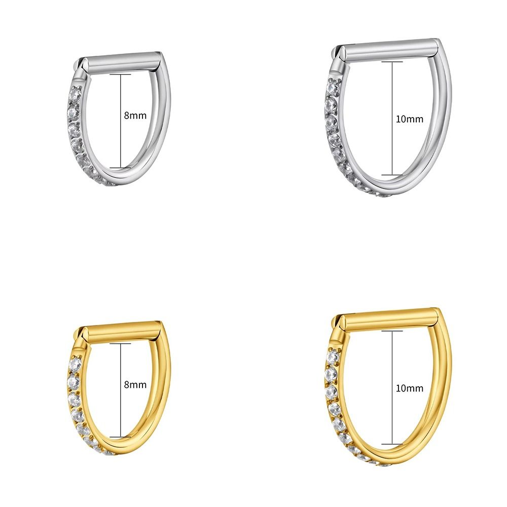 ASTM F136 Titanium Septum Ring – обзор и цена Septum Clicker Ring